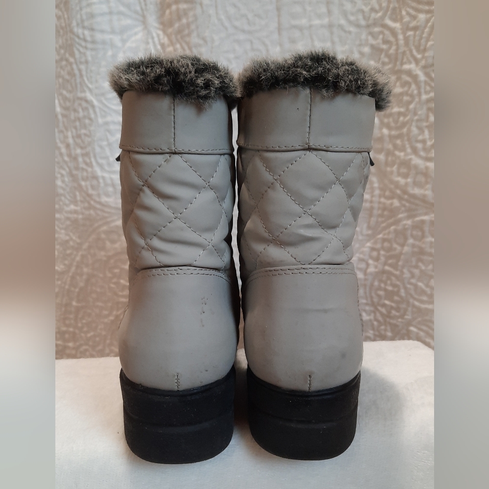 Basic Edition Gray Winter Boots Size 7 - image 4